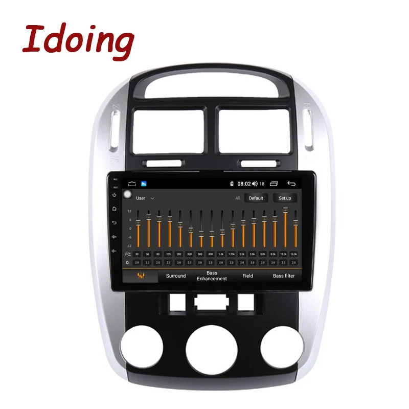 Idoing 10 2 &quot4G + 64G Android головное устройство Plug And Play Car Radio мультимедийный плеер
