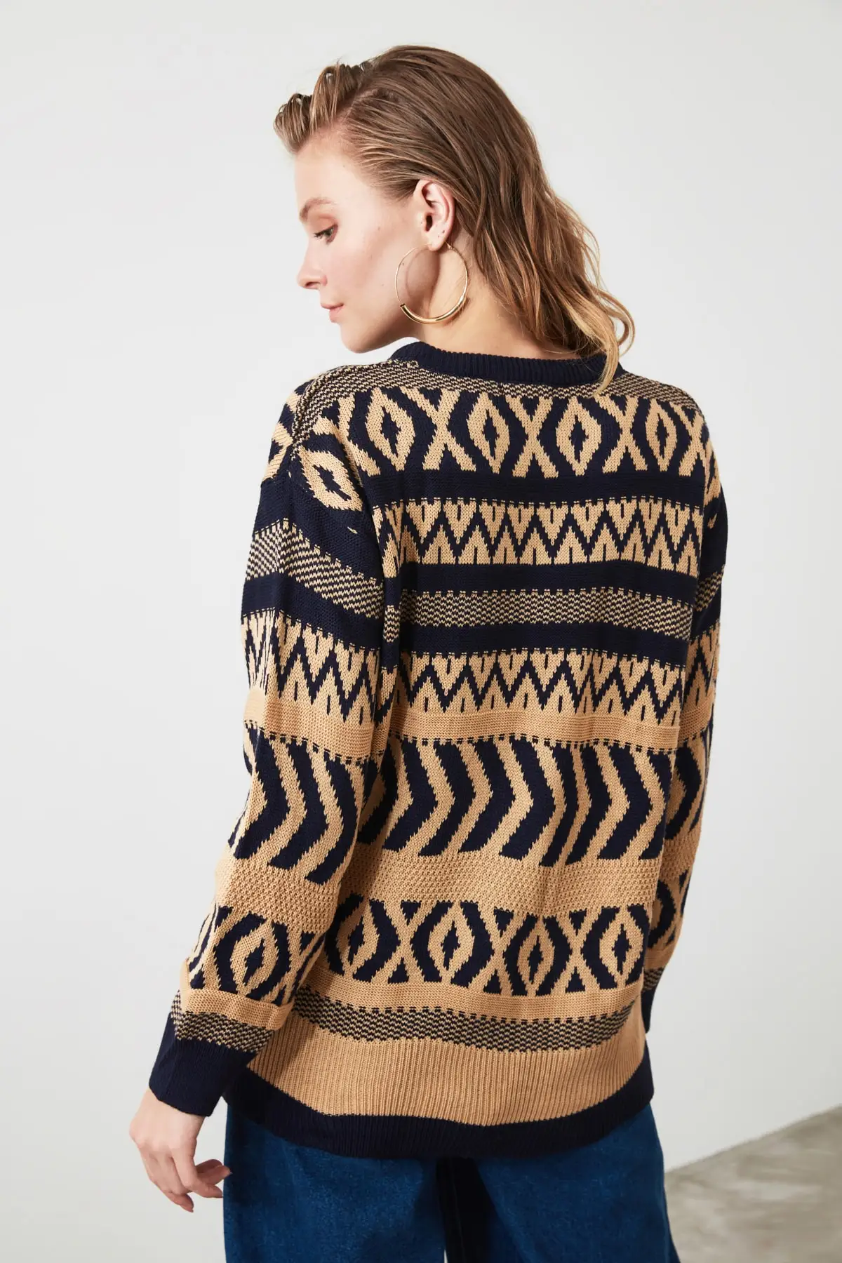 

Trendyol Jacquard Knitwear Sweater TWOAW21KZ0272