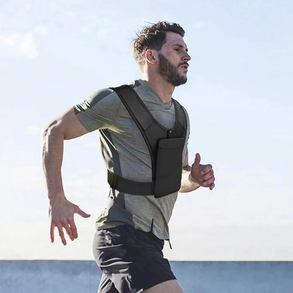 

Running Backpack Lightweight Sport Vest Bags Male Female Trail Bag Large-Capacity Night Reflective Sports Waist Bag For Running