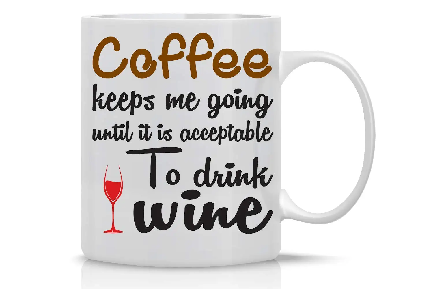 Забавная кофейная кружка 11 унций кофе держит меня в пути пока не будет приемлемо