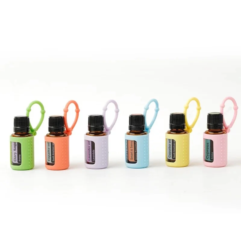 20 шт./компл. силиконовые Doterra эфирное масло чехол для iPhone 5/10/15 мл бутылка протектор