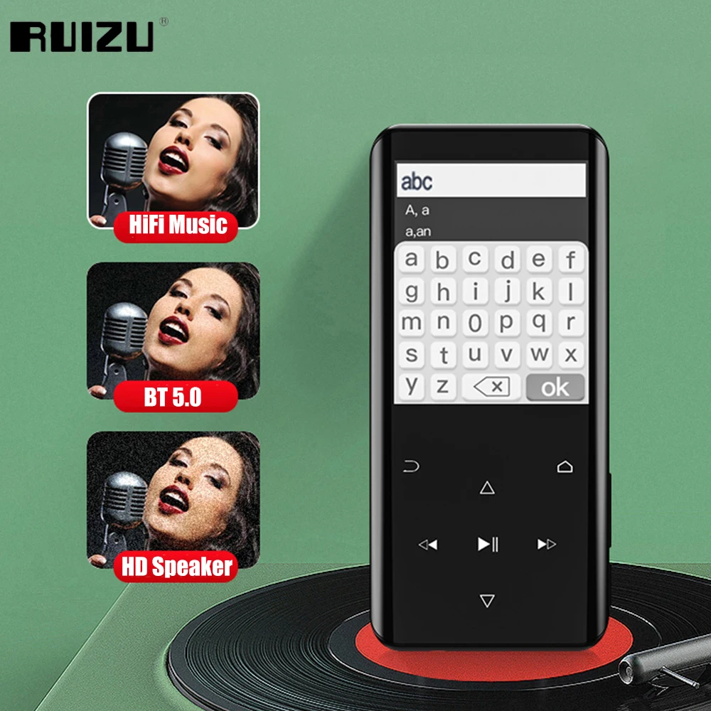 

Hi-Fi-плеер RUIZU с поддержкой Bluetooth 5,0, 16/32 ГБ