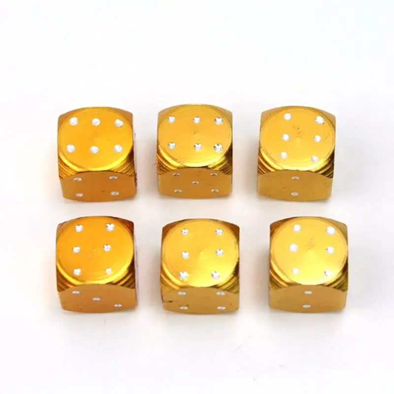 1 пара золотых алюминиевых автомобильных штока колеса шины воздушный Клапан