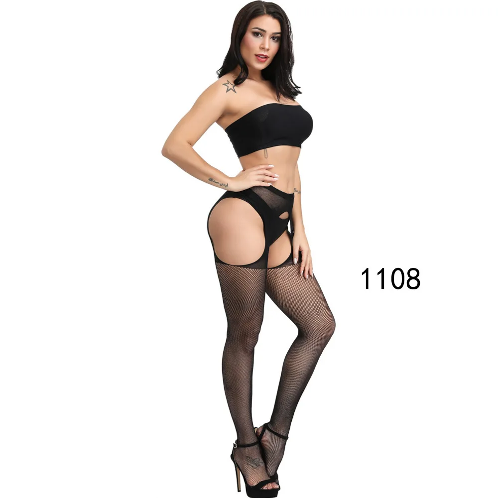 New Arrival Solid Stockings Women Sexy Thigh High Fishnet Nylon Long Socks Sex Belt Standard Over Knee Socks Sexy Lingerie