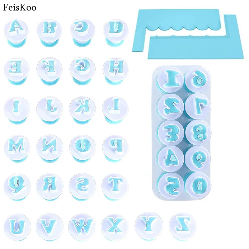 4 шт./компл. форма для выпечки букв кексов инструменты украшения тортов|Формочка