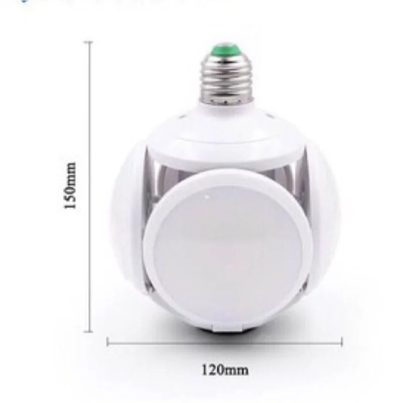 

40W LED Foldable Football Bulb with High Quality Chip and Large Angle Lampshade Comparable To Natural Light Home Eye Protection