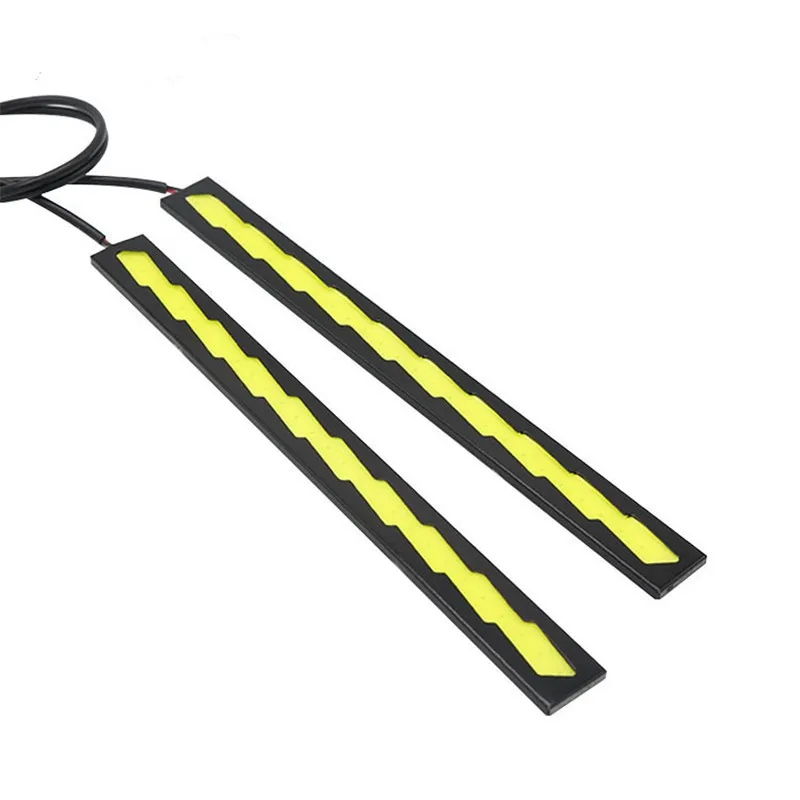 

1 Pair LED DRL Lights Strip 12V Universal 17cm 2pcs Accessory COB Car Daytime Running
