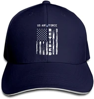 us air force retired american flag unisex hats trucker hats dad baseball hats driver cap