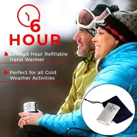 portable star fuel hand warmer reusable platinum standard pocket handy zinc alloy hand warmers head for hunting outdoor