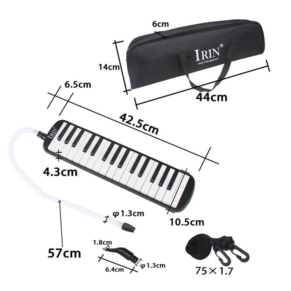 

32 Key Portable Tone Piano Mouth Organ Harmonica Pianica Melodica Classroom Beginners Adults Playing Musical Instruments Gift
