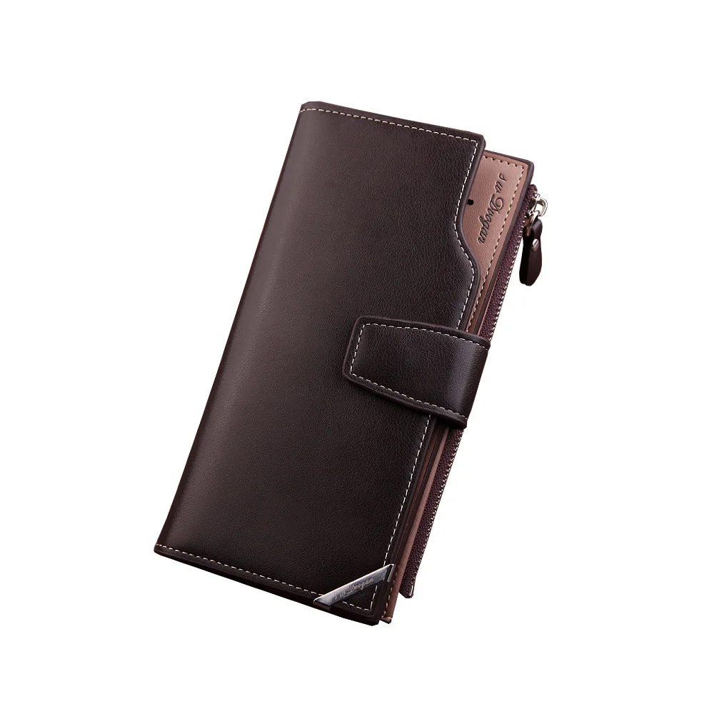 

NO.ONEPAUL 2020 New Men's wallet long wallet men clutch men's dollar clips can be placed on mobile phone zipper bag