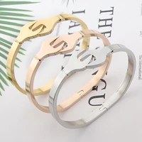 fashion design punk style bracelet stainless steel retro wrench steel color bangle jewelry for men and women gifts wholesale