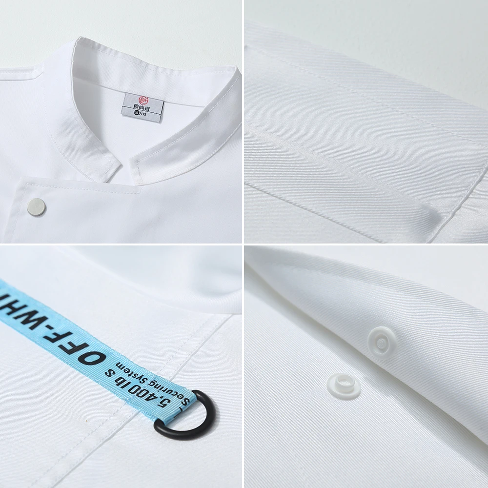 Униформа шеф повара рубашка для кухни мужчин и женщин топы обслуживания еды на