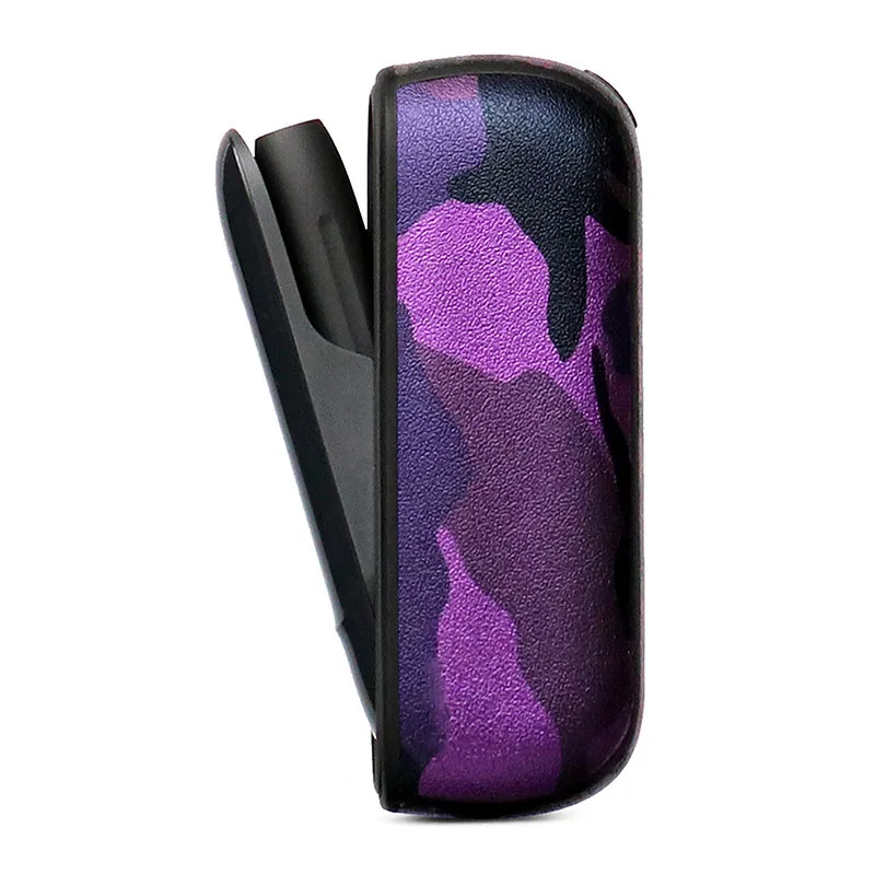 Камуфляжные кожаные чехлы для IQOS 3 0 защитная коробка крышка двери защиты сбоку DIY