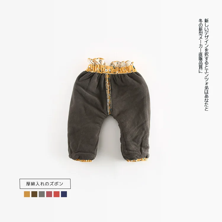 2019 теплые штаны для малышей на осень и зиму флисовые маленьких девочек