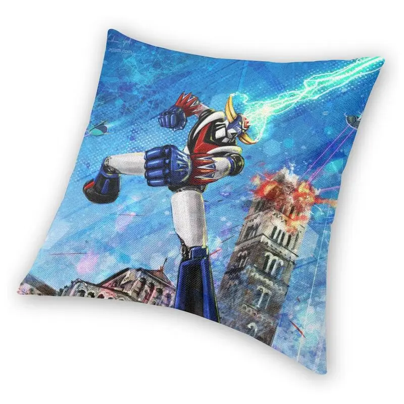 Goldorak Grendizer Actarus Cushion Cover 40x40 Home Decor 3D Print UFO Robot Mazinger Z Goldrake Throw Pillow Case for Sofa Car |
