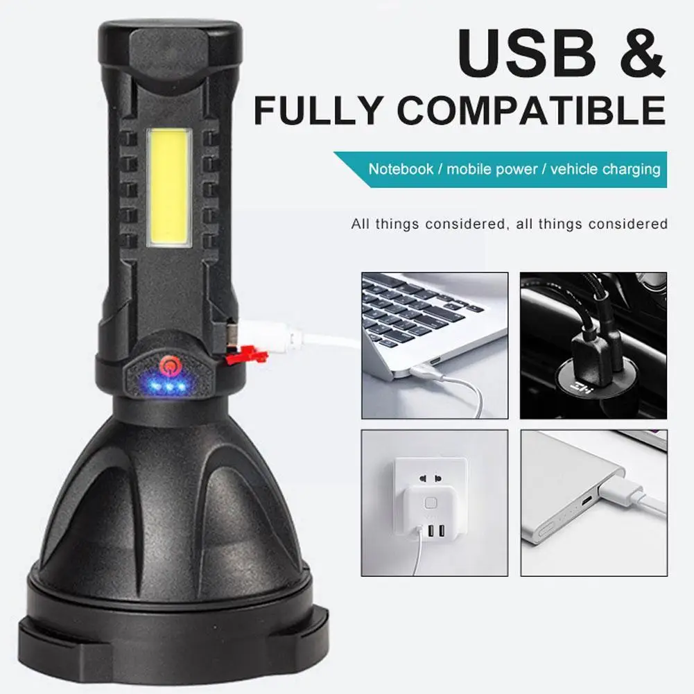 

Фонарь тактический Водонепроницаемый с зарядкой от Usb, 3 режима, L Z2f9