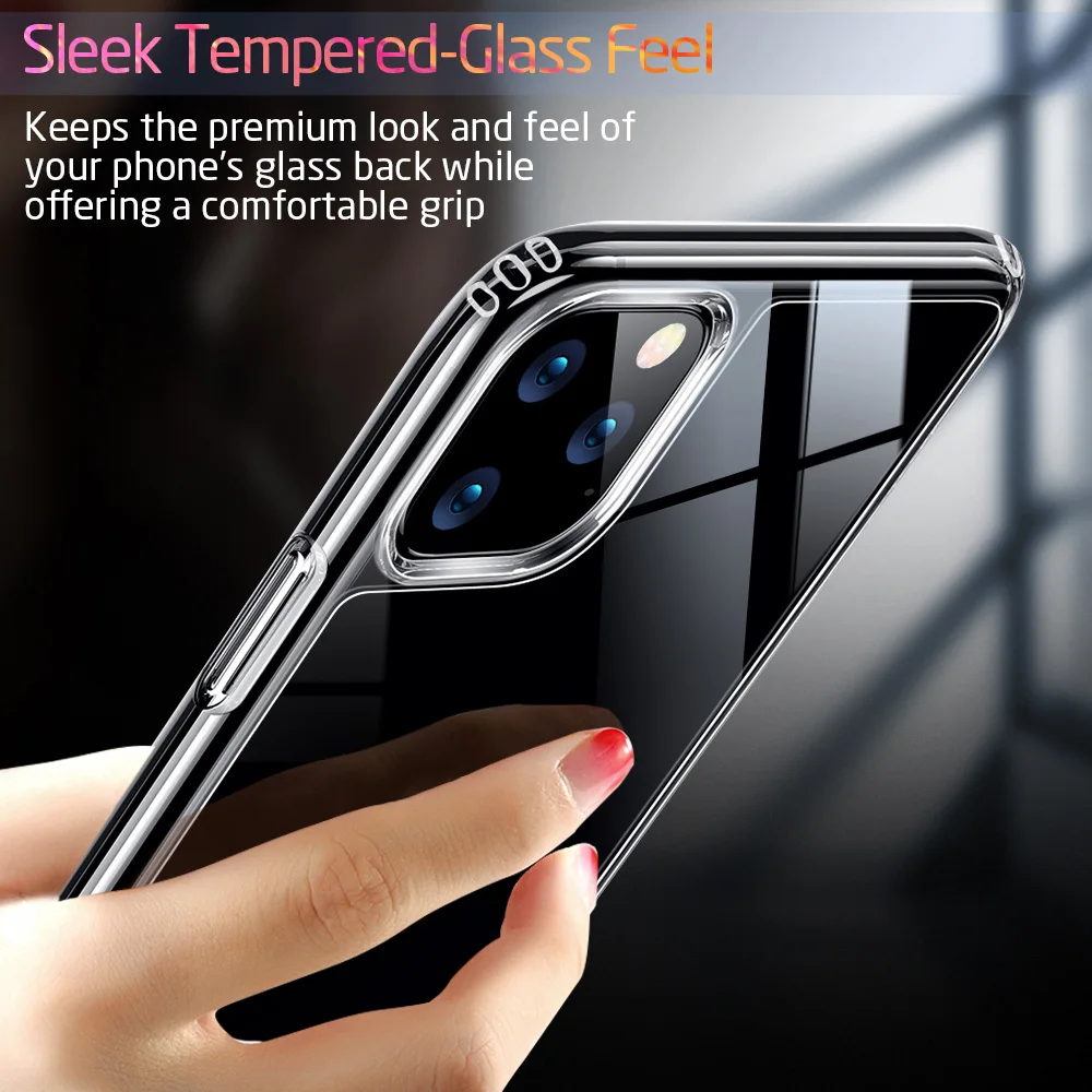 ESR for iPhone 11 Case Tempered Glass Back Cover for iPhone 12 Case SE 2020 11 X XR XS Max 8 7 Luxury Cover for iPhone 11Pro Max