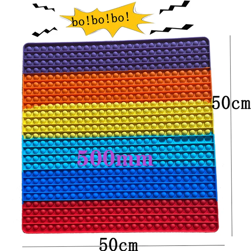 

Новинка 2021, игрушки-антистресс большого размера с пузырьками, 50 см