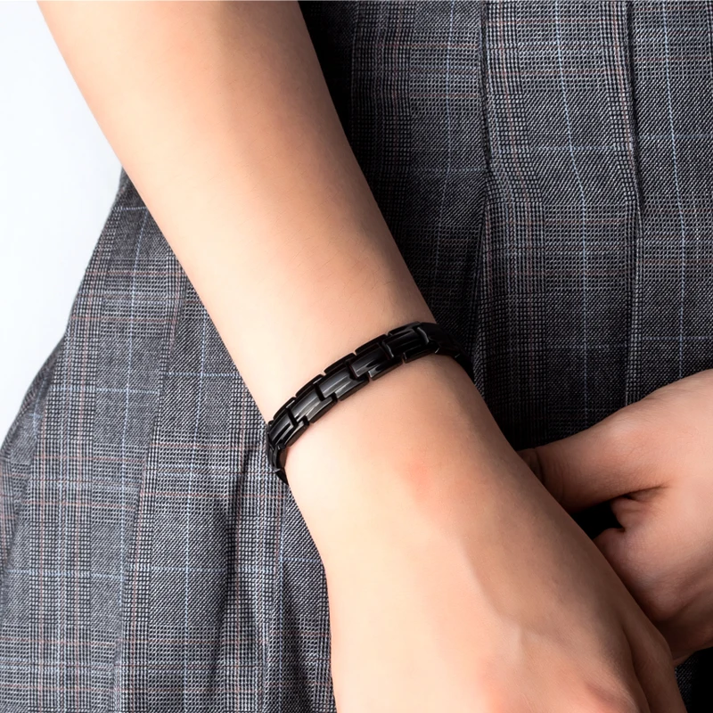 Горячее время лечения энергии для мужчин и женщин браслет здоровья титановая