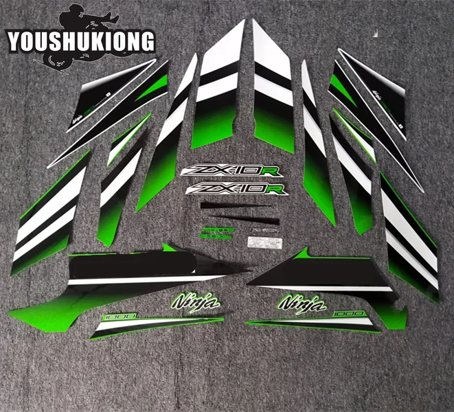 

For Ninja ZX6R ZX-6R 6R Racing Team KRT 2013 2014 2015 2016 2017 2018 Stickers Fairing Decals