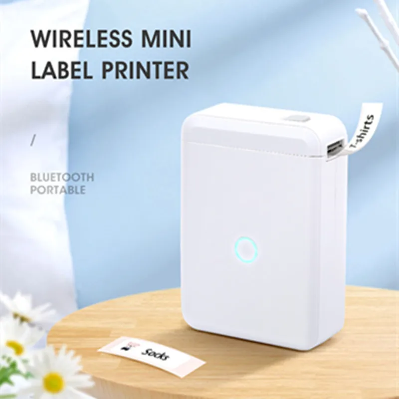 

Миниатюрный Термопринтер для этикеток Niimbot D110, Беспроводная Bluetooth-наклейка, портативные карманные принтеры для быстрой печати, для дома и оф...