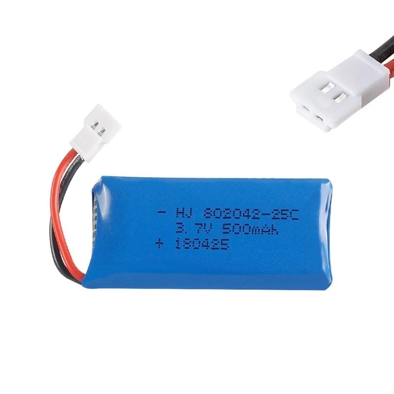 

1/2/3/5/10Pcs 1s 3.7V 500mah Lipo Battery For Udi U816A U941 U927 H43 wifi818 JXD385 H107 V252 F186 lithium battery 3.7V 802042