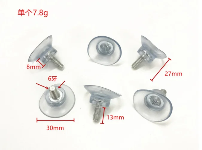 

10 шт. Винты M6/M8 с присосками для стеклянных столешниц