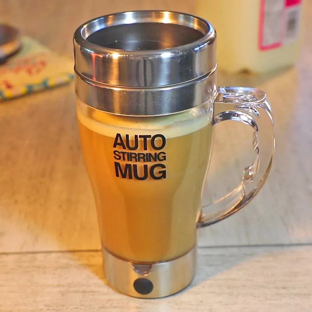 Прозрачная Автоматическая самоперемешивающаяся кружка для смешивания кофе