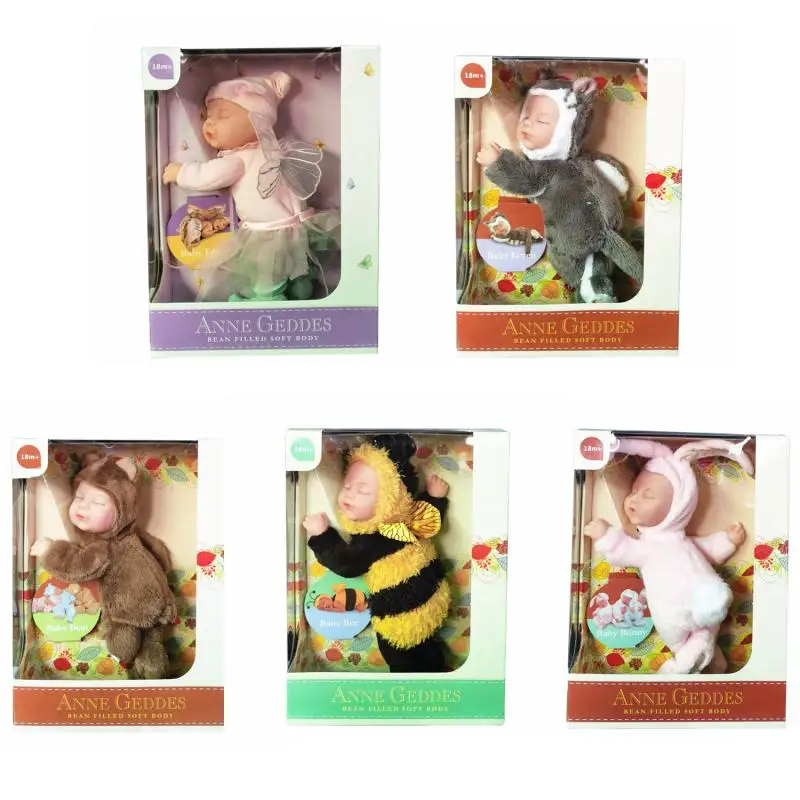 

22Cm Kawaii Annegeddes Baby Dolls Simulation Baby Sleep Plush Doll Gift Anime Collection Cute Actie Figures Model Toys for Kids