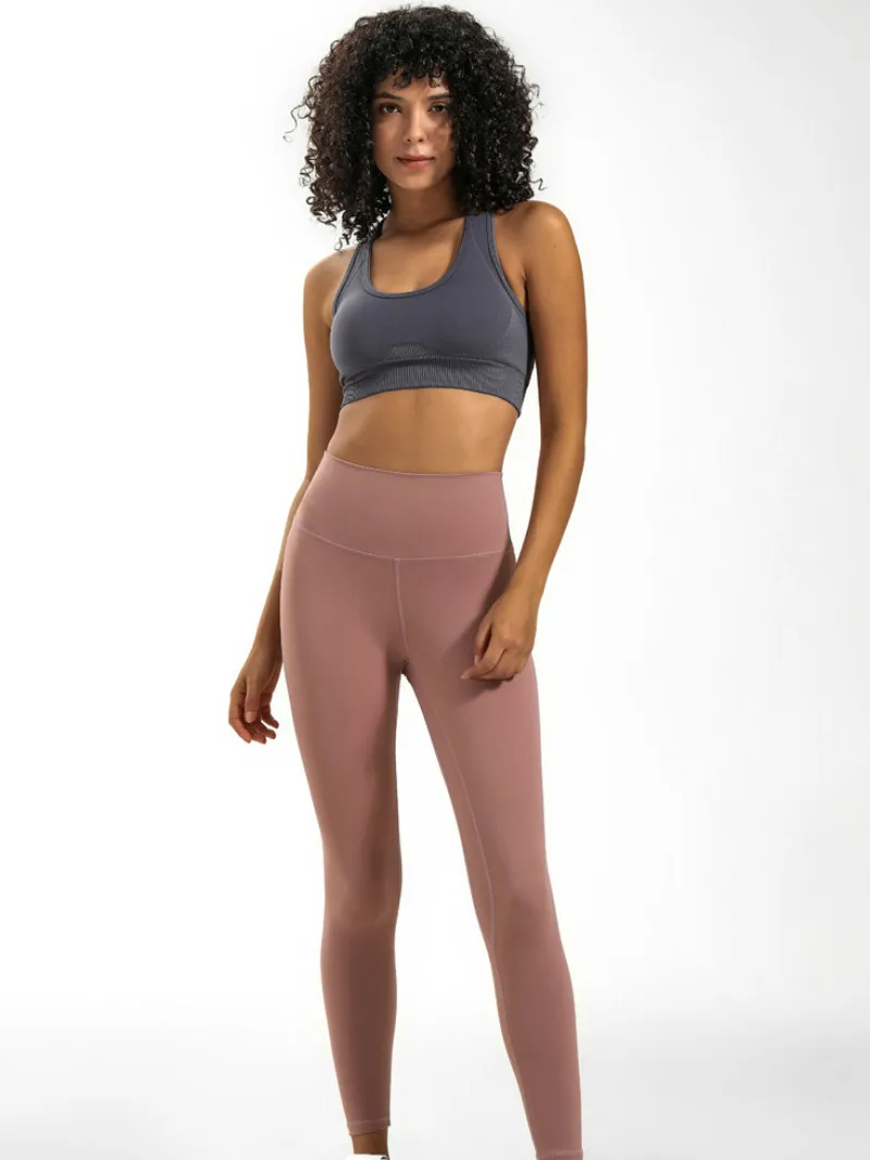 Женские Штаны Для Йоги для фитнеса леггинсы с высокой талией спортивные Леггинсы