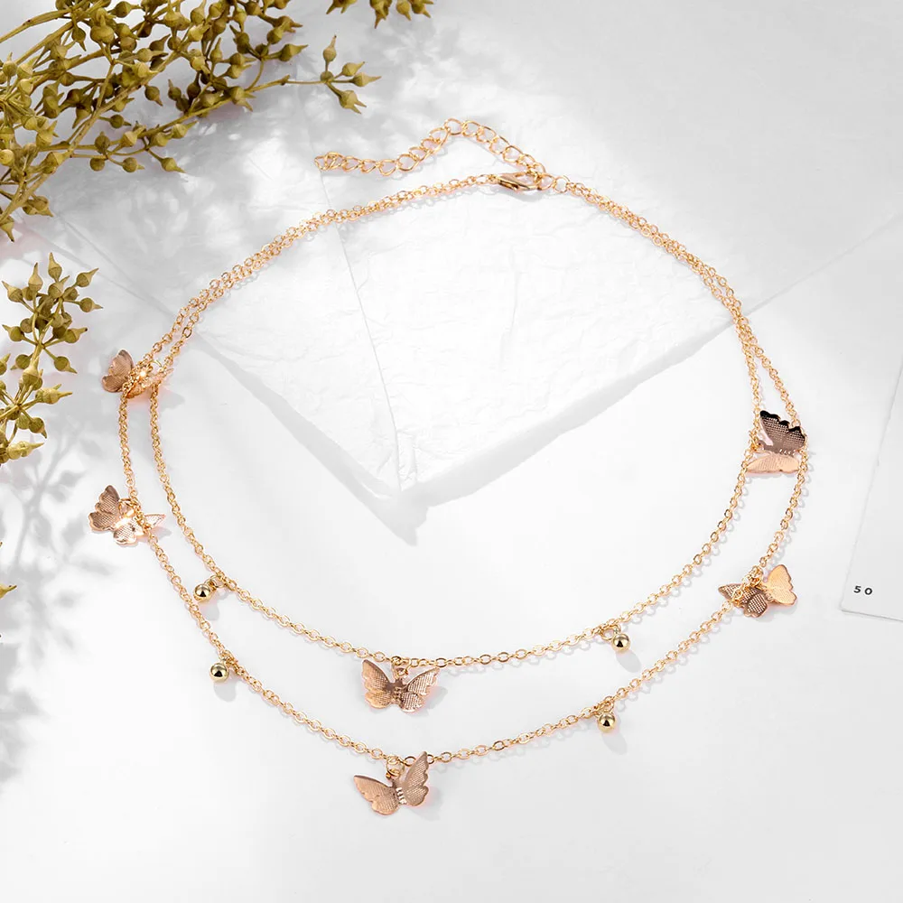 Чокер IPARAM женский в богемном стиле милое ожерелье с бабочкой модный чокер