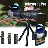 4k 10 300x40mm super telephoto monocular telescope zoom monocular binoculars pocket telescope for smartphone take picture