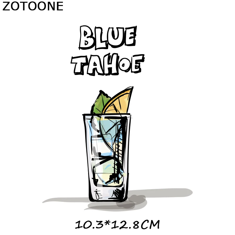 Патчи для лимонного напитка ZOTOONE милые наклейки детей утюжок переодевания одежды