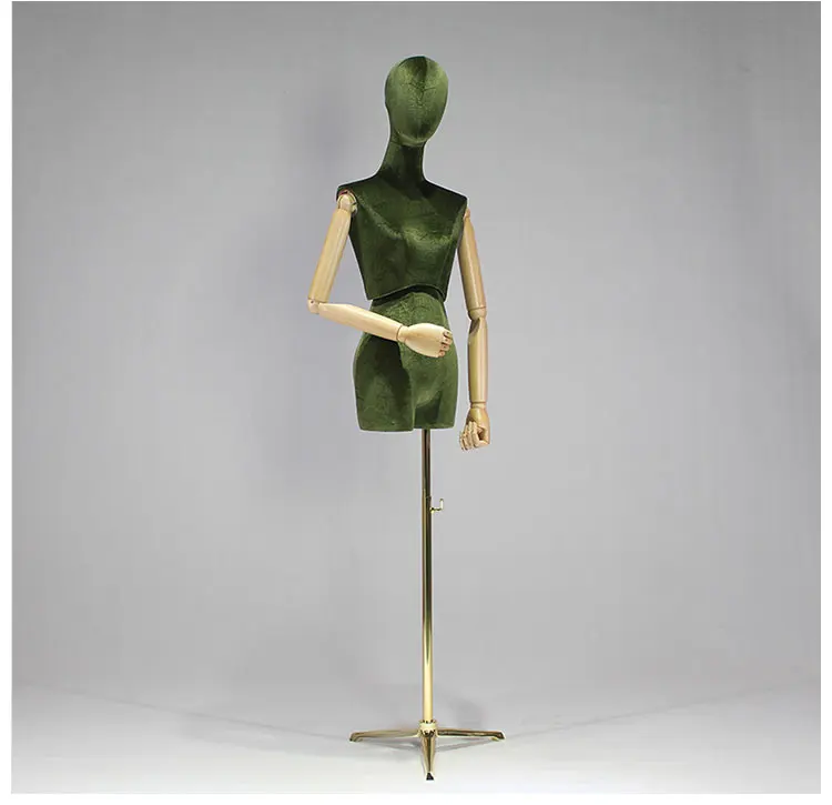

Best Quality Women Model Half Body Display Movable Mannequin Moving Platform Frame Women