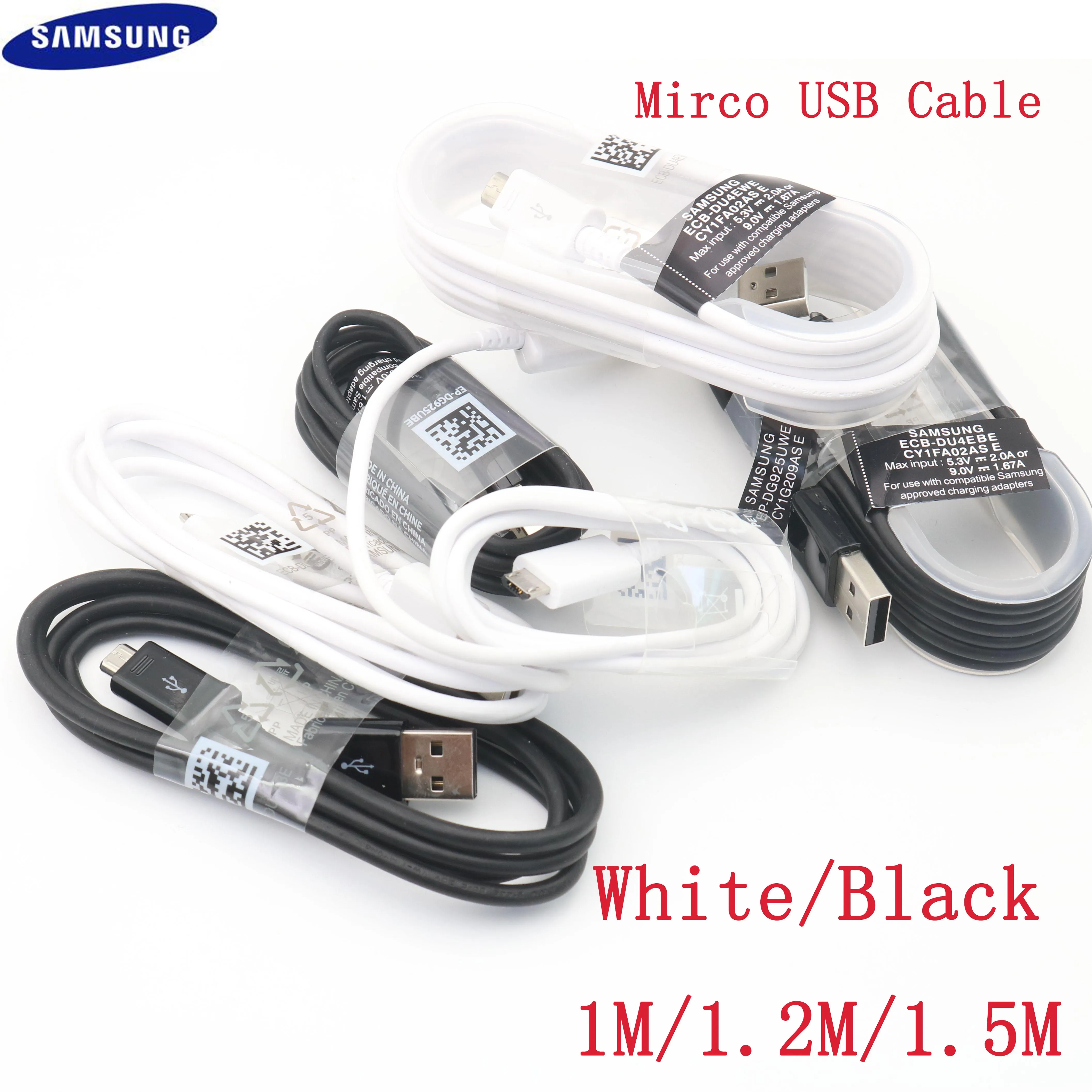 Оригинальный кабель micro usb для быстрой зарядки Samsung s6 s7 edge 1/1. 2/1. Кабель передачи