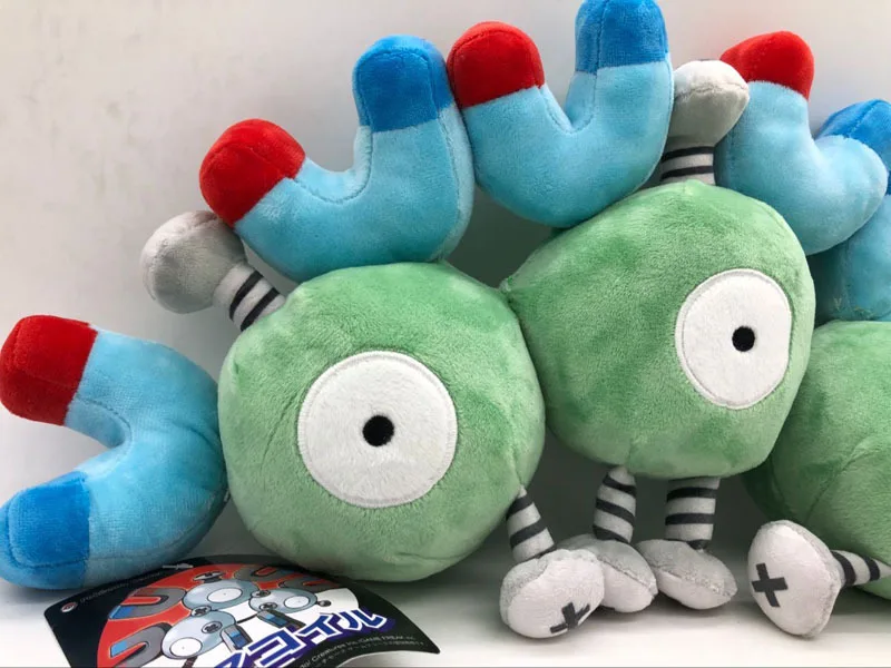 

30cm 3 in 1 Cartoons Three Heads Magnemite Plush Ex Gx Mega Doll Toy Christmas Gift Toy