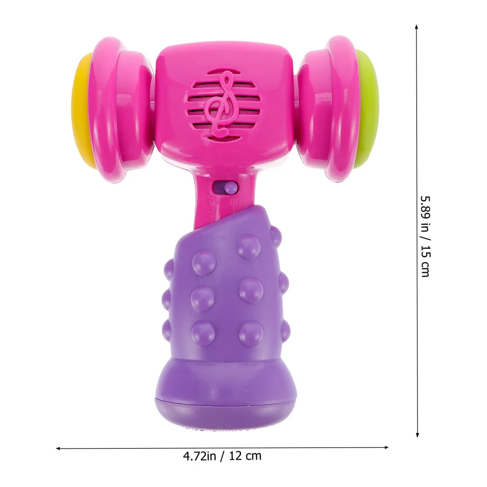 

1Pc Funny Luminescent Hammer Educational for Baby Girls Boys