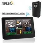 Метеостанция 3378, беспроводной термометр, гигрометр, барометр с датчиком для помещений и улицы, отображение времени, дня, даты, будильника