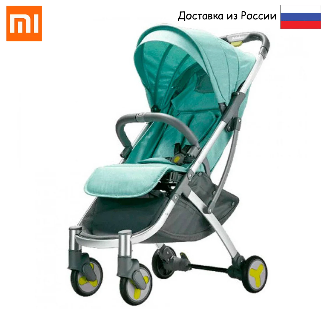 Детская коляска трансформер Bebehoo Start Lightweight Four wheeled Stroller Green Вес (g) 6400 несколько