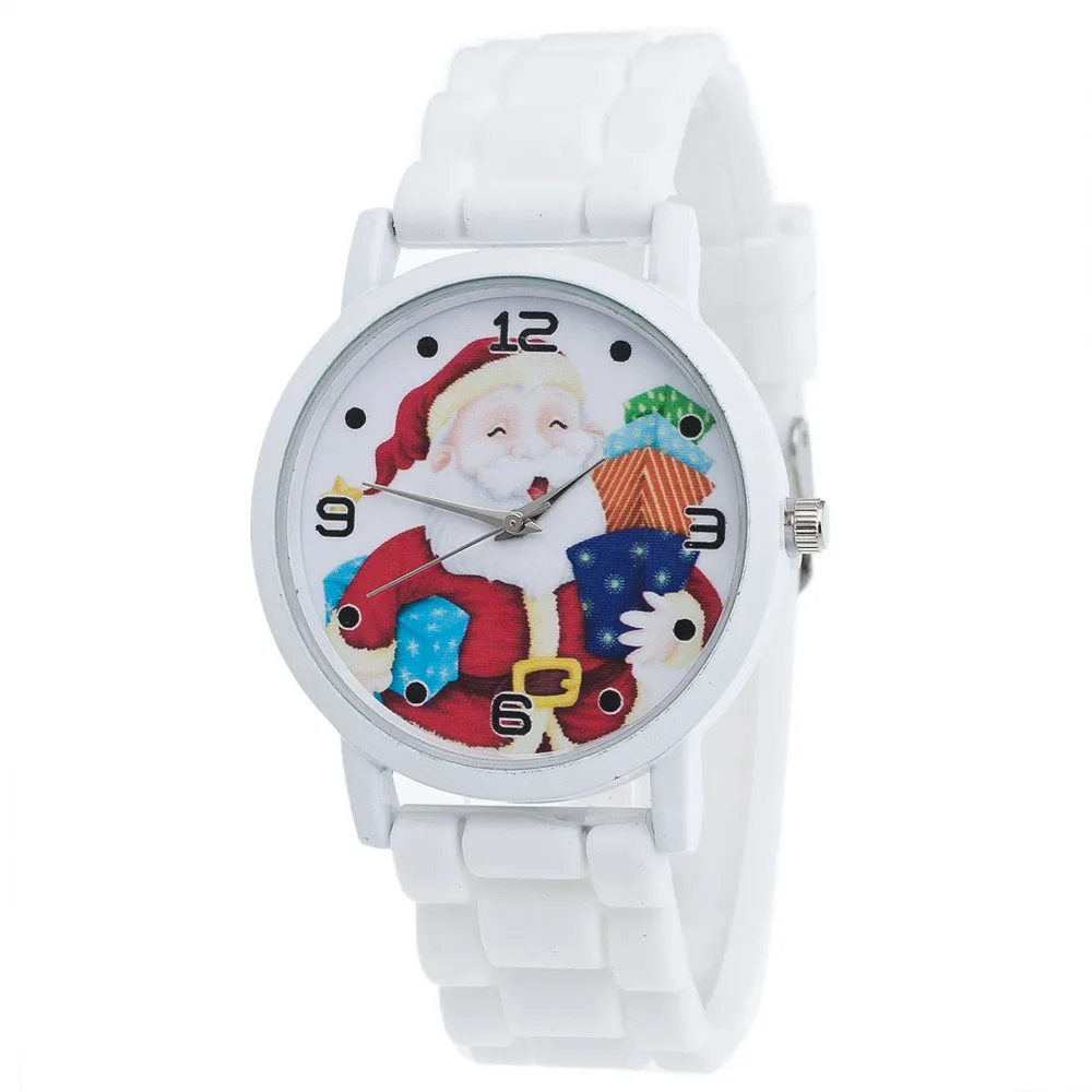Christmas Watch Gifts Candy Color Male And Female Silicone Strap Wrist dress Explosion en gros часы женские 03* | Наручные