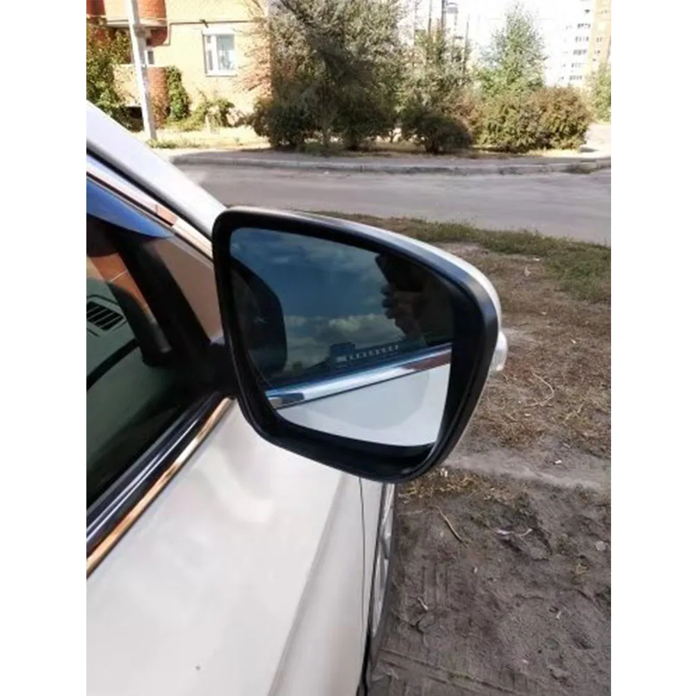 2 шт., Автомобильное Зеркало, прозрачная пленка, анти ослепляющая, автомобильная зеркальная защитная пленка заднего вида, водонепроницаемая, непромокаемая, противотуманная, автомобильная наклейка