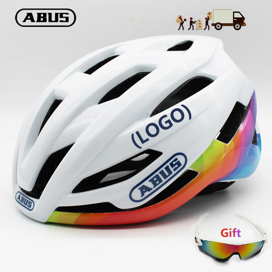 

ABUSS SChaser Road Races Bike Helmet Cycling Bicycle Sports Safety Cyclocross Riding Mens Racing Time-Trial Reflective Helmet
