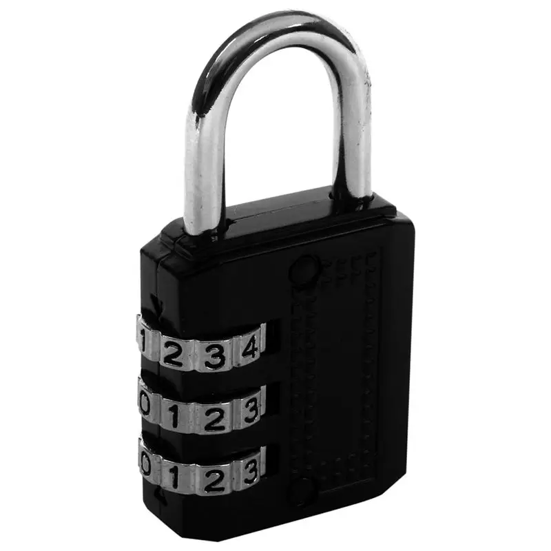3 набора цифр комбинации замок для ноутбука сумка Toolbox чемодан дорожный багажный |