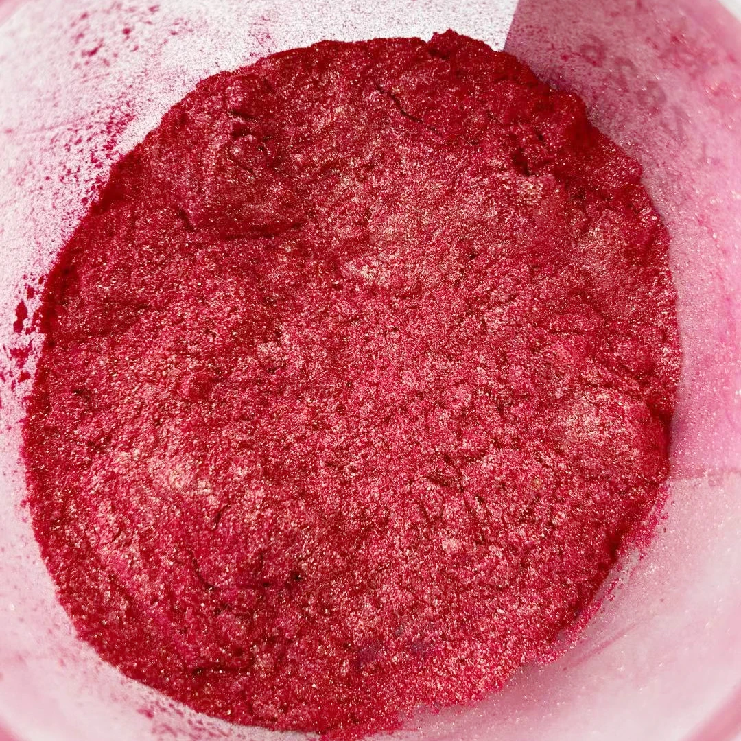 Красный жемчужная пудра минеральная слюдяной порошковый пигмент акриловая