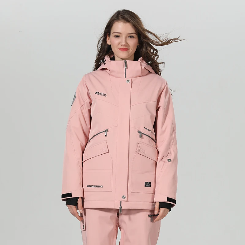 woman pink Куртка женская зимняя куртка зимняя женская зимняя куртка для женщин лыжи горнолыжная куртка женская лыжная куртка горные лыжи лыжная куртка для женщин куртки женские зимние для сноуборда куртка женская зимняя - Цвет: woman pink