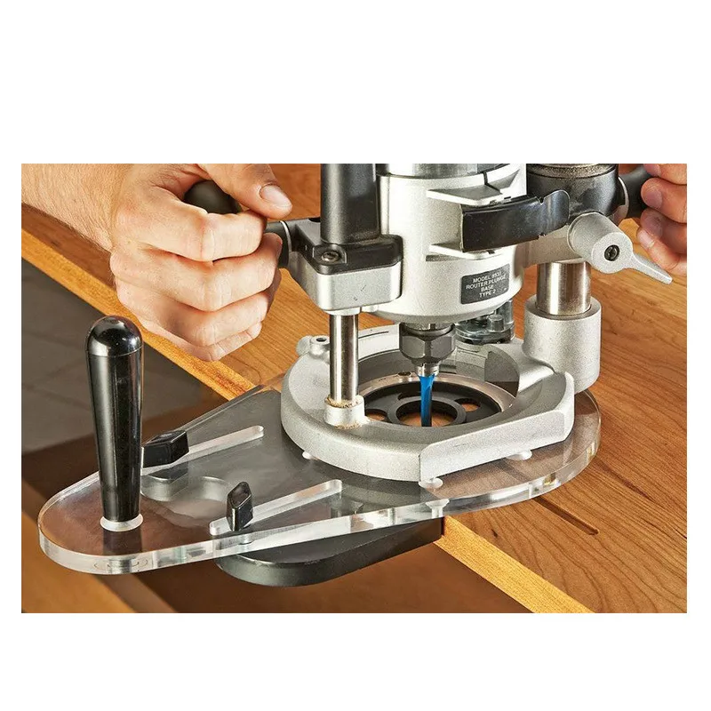 

Woodworking Hole Punch Locator Circle Cutting Jig for Wood Routers/Electric Hand Trimmers Woodworking Milling Circle Groove