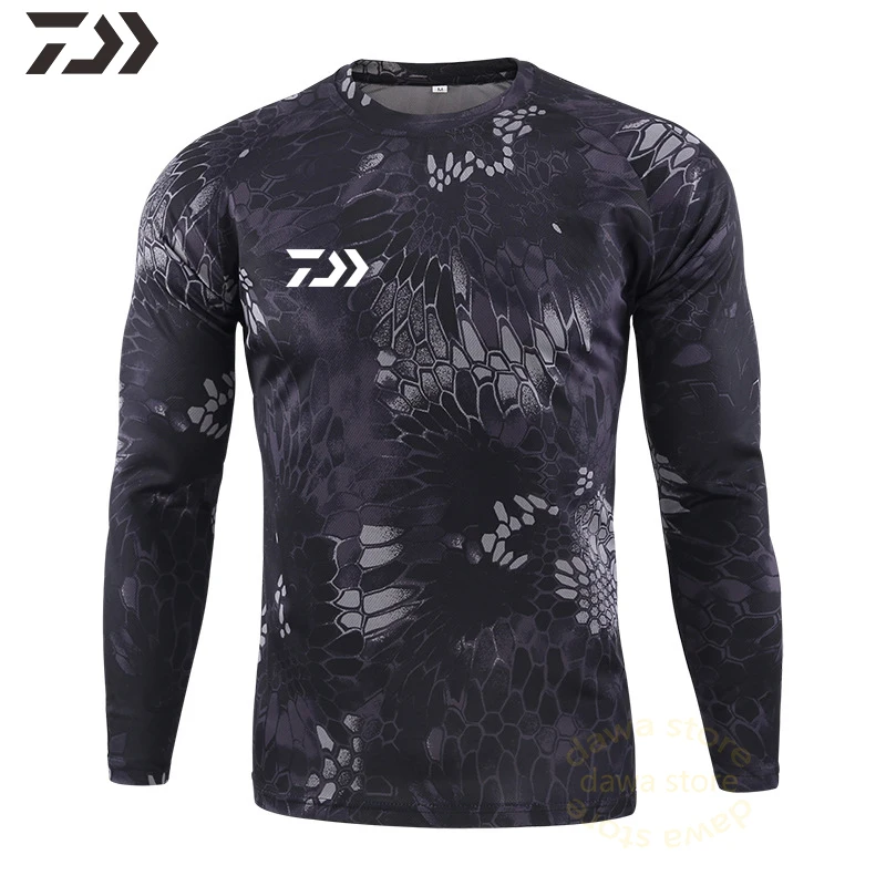 Рыболовная рубашка с длинным рукавом одежда для рыбалки тактическая камуфляжная