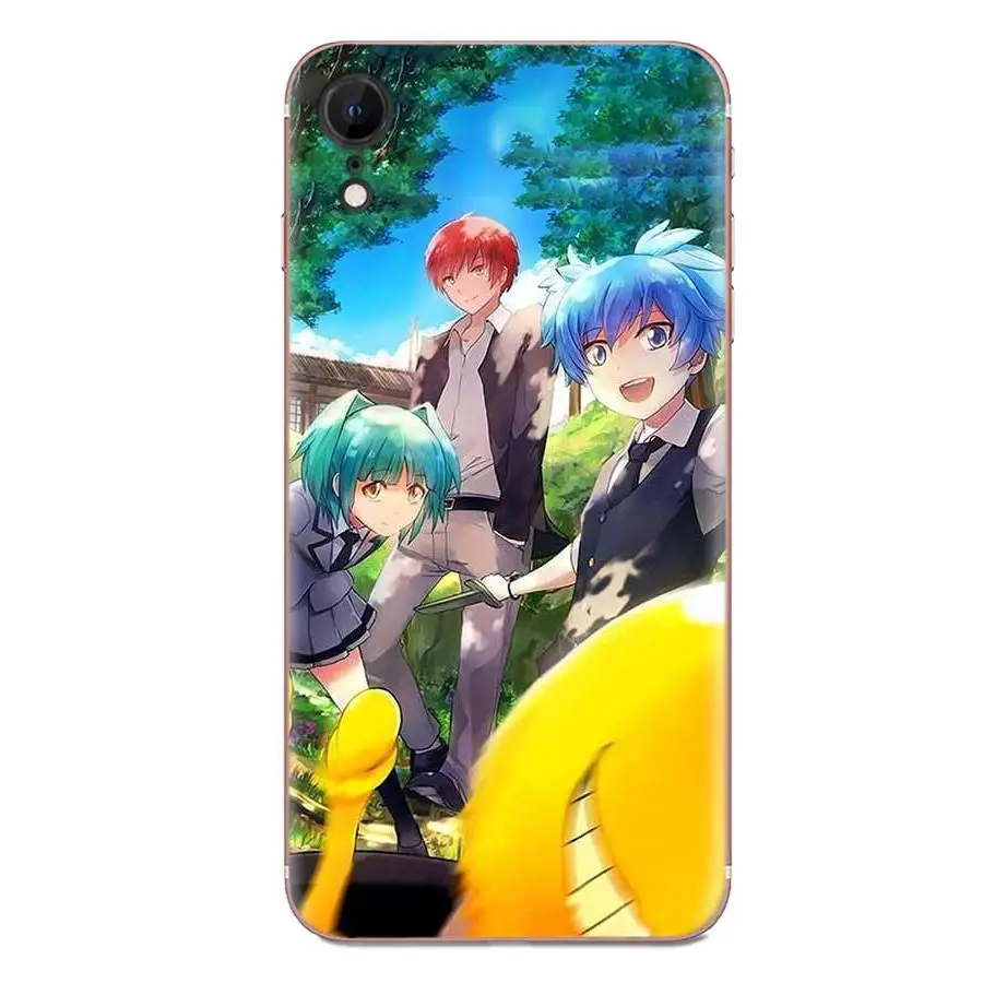 Модный чехол из ТПУ для Apple iPhone 11 Pro X XS Max XR 4 4S 5 5C 5S SE SE2 6 6S 7 8 Plus Ansatsu Kyoushitsu | Мобильные