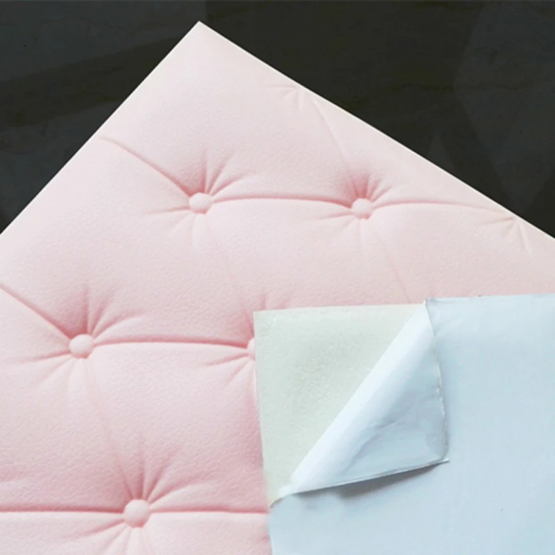 

Self-adhesive 3d Three-dimensional Wall Sticker Thick Tatami Anti-collision Wall Cushion Children's Room Bedroom Bedside Cushion